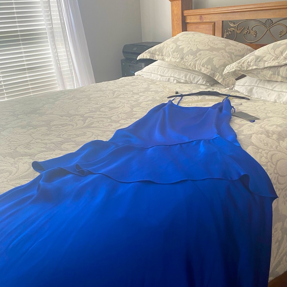 Royal blue dress